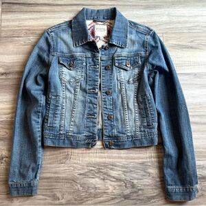 I Love H81 Denim Blue Jean Jacket